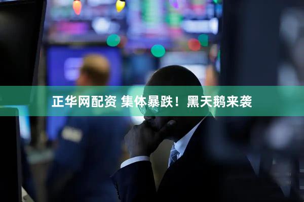 正华网配资 集体暴跌！黑天鹅来袭