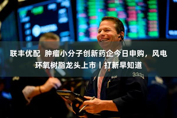 联丰优配  肿瘤小分子创新药企今日申购，风电环氧树脂龙头上市丨打新早知道